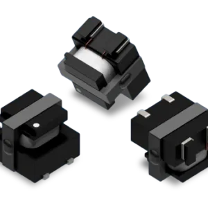 CT06 current sense transformer showing compact package, magnetic-core construction and surface-mount PCB terminals