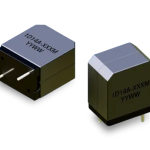 1D14A Class-D power inductor showing compact molded housing, ferrite core and through-hole terminals