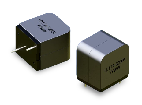 1D17A Class-D power inductor showing molded rectangular housing, ferrite core and through-hole terminals