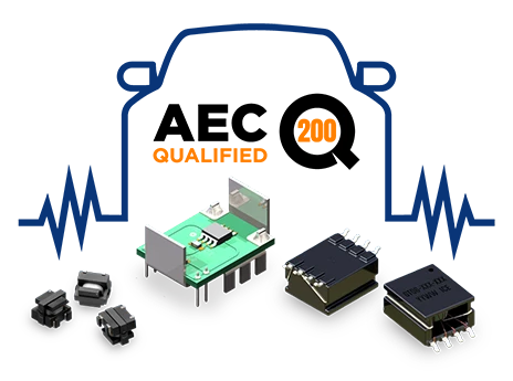AEC-Q200 qualified automotive electronic components and magnetic devices