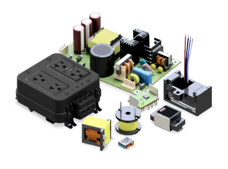 Custom power magnetics and electronic components for application-specific design solutions