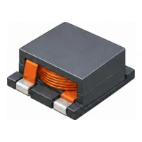Flat-wire power inductor with exposed copper winding and surface-mount terminals